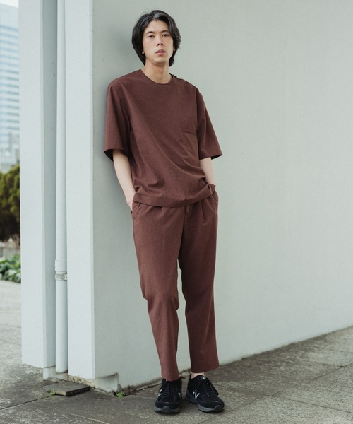ADAM ET ROPE'(アダムエロペ) セットアップ M ブラウン メンズ ADAM ET ROPE'(アダムエロペ) セットアップ M ブラウン メンズ