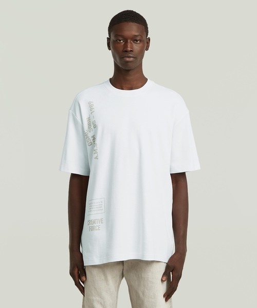 G-STAR RAW tシャツ Stencil Relaxed T-Shirt/ミリタリーディテール