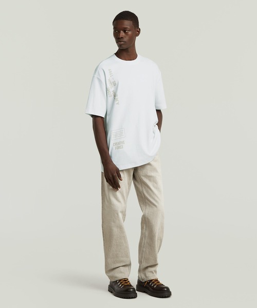 G-STAR RAW tシャツ Stencil Relaxed T-Shirt/ミリタリーディテール