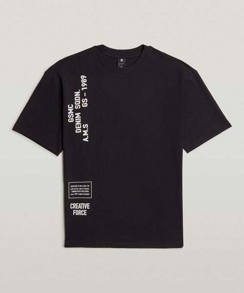 G-STAR RAW tシャツ Stencil Relaxed T-Shirt/ミリタリーディテール