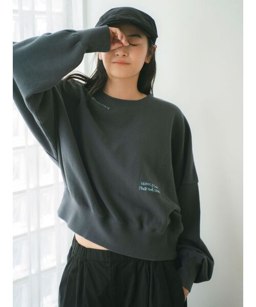 Ungrid（アングリッド） トレーナー スウェット スリーブボリューム 