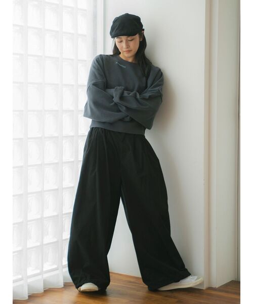 値下げ ungrid スリットワイドスウェット Ungrid - 新品 スリットワイドスウェットの通販 by ｜アングリッドなら