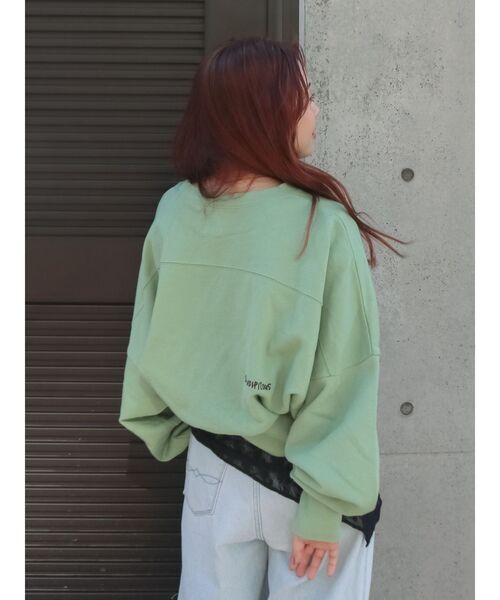 a♡ungrid マッケンリースウェット 期間限定20%OFF】Ungrid アングリッド スリーブボリューム刺繍