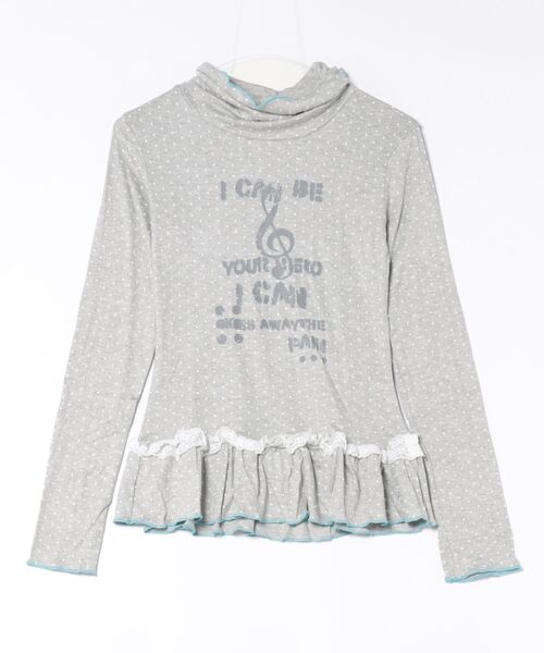 tシャツ Nia(ニア)/「ウィッシュコアアイテム」ドット柄 ペプラム