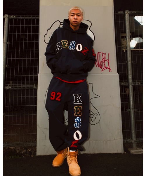 KEBOZ（ケボズ） ワイドパンツ スウェットパンツ ジャージ SMR SWEAT