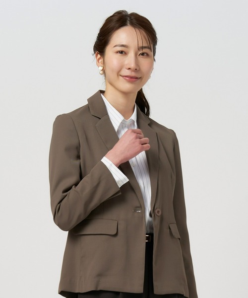 「TOKYO SHIRTS」 長袖シャツ LL ホワイト レディース_画像9