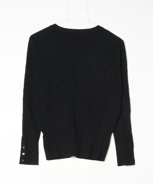 「Sinequanone」 ニットカーディガン - ネイビー レディース_画像2