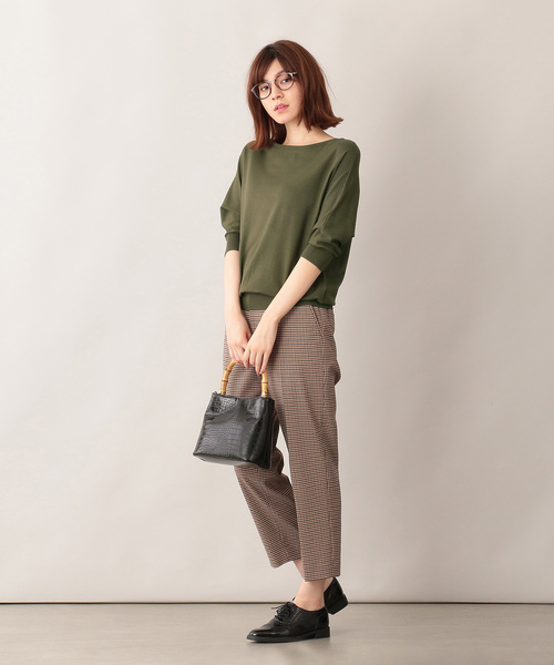 「MACKINTOSH PHILOSOPHY」 7分袖ニット 38 グレー系その他 レディース_画像6
