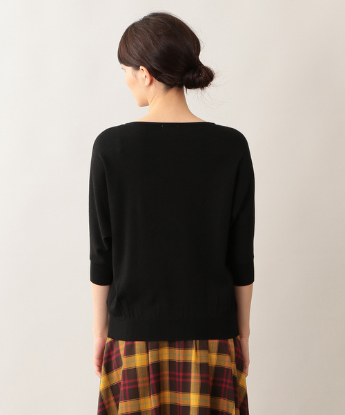 「MACKINTOSH PHILOSOPHY」 7分袖ニット 38 グレー系その他 レディース_画像9