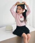 パンツ 「WEB限定」カットソーフリルキュロッ...の詳細画像3