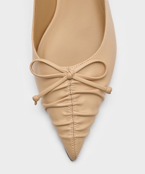 CHARLES ＆ KEITH（チャールズ&キース） パンプス ルーシュド ボウス