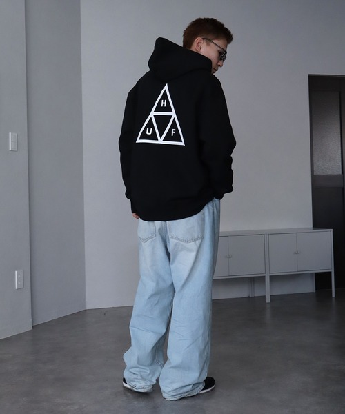 「HUF」 プルオーバーパーカー M ヘザーグレー メンズの画像
