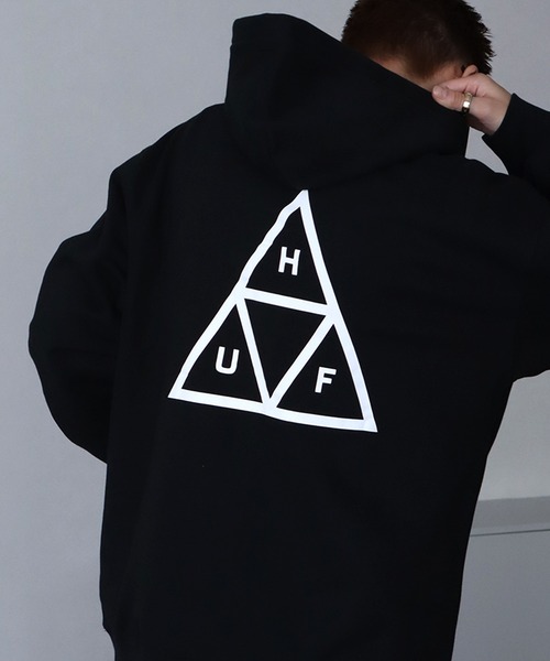 「HUF」 プルオーバーパーカー M ヘザーグレー メンズの画像