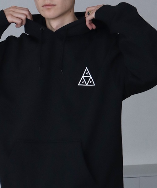 「HUF」 プルオーバーパーカー M ヘザーグレー メンズの画像