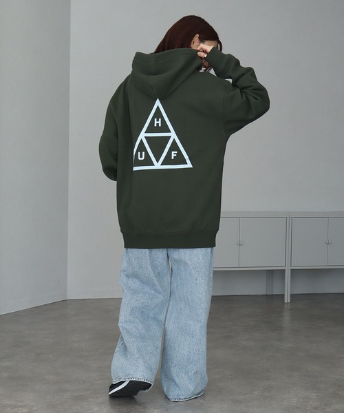 「HUF」 プルオーバーパーカー M ヘザーグレー メンズの画像