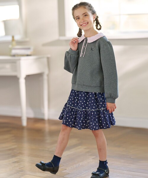 「組曲」 「KIDS」スウェットカットソー 160 ネイビー キッズ_画像5