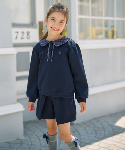 「組曲」 「KIDS」スウェットカットソー 160 ネイビー キッズ_画像6