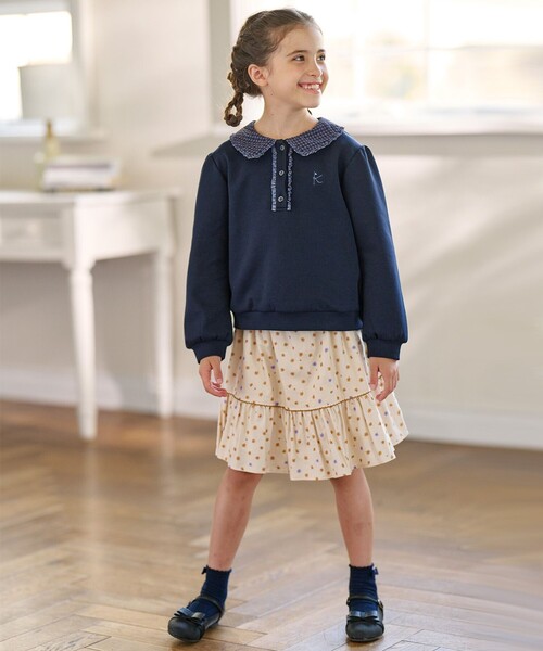 「組曲」 「KIDS」スウェットカットソー 160 ネイビー キッズ_画像7