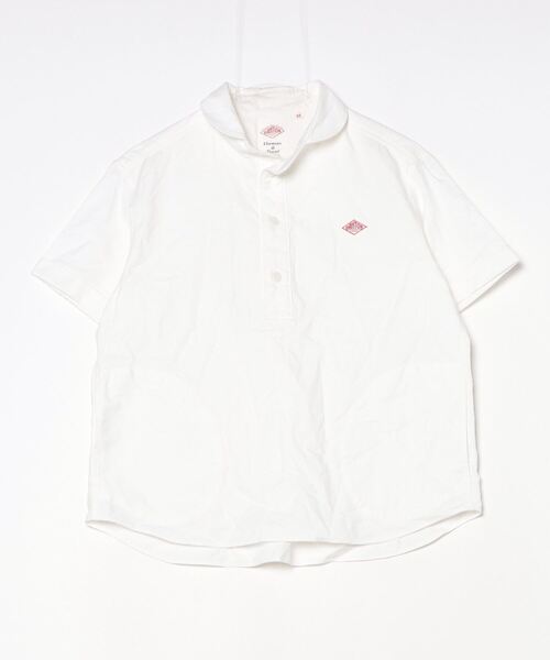 GW限定価格　美品DANTON 半袖リネンシャツ ホワイト　36サイズ Danton（ダントン） 半袖シャツ 34 ホワイト レディース : ZOZOTOWN