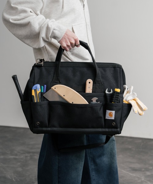 Carhartt ネイビー ボストンバッグ Carhartt（カーハート） ボストンバッグ 工具ツールバッグ/撥水2WAY