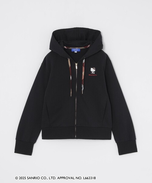 限定値下げ美品⭐︎ ブルーレーベル ハローキティコラボ パーカー BLUE LABEL CRESTBRIDGE（ブルーレーベルクレストブリッジ） パーカー