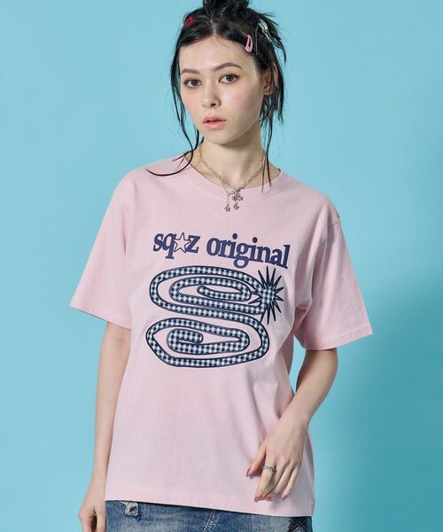 SEQUENZE tシャツ WEB限定 / パッチワーク ぐるぐるワッペン半袖T