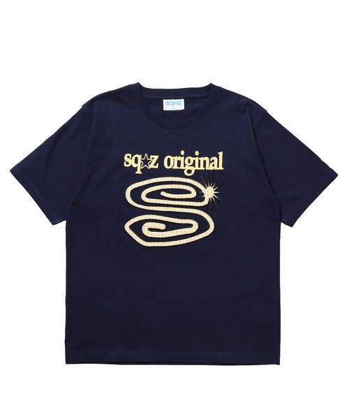 SEQUENZE tシャツ WEB限定 / パッチワーク ぐるぐるワッペン半袖T