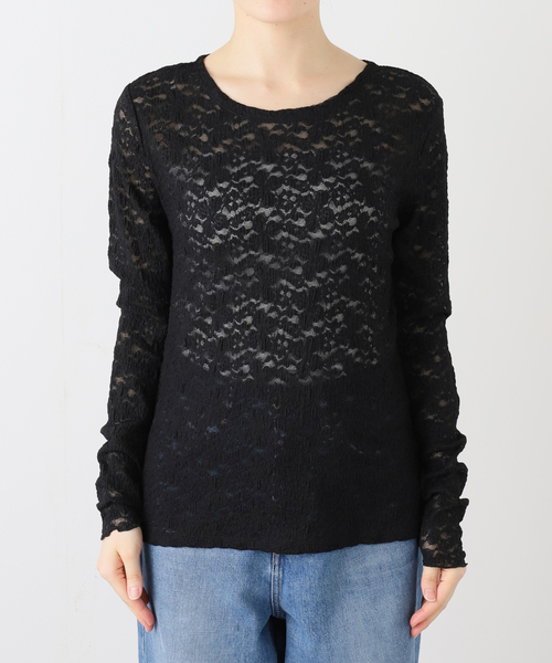 spick＆span レースプルオーバー 未使用 Spick＆Span（スピック アンド スパン） tシャツ 「WEB限定 / 追加