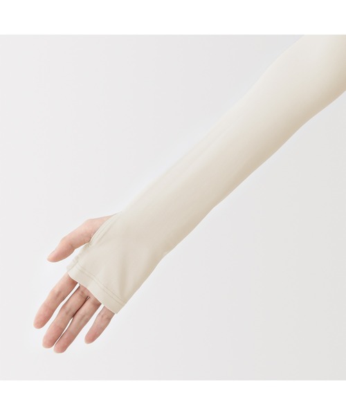 無印良品（MUJI） uvカット アームカバー 冷感 涼感UVカットフィット