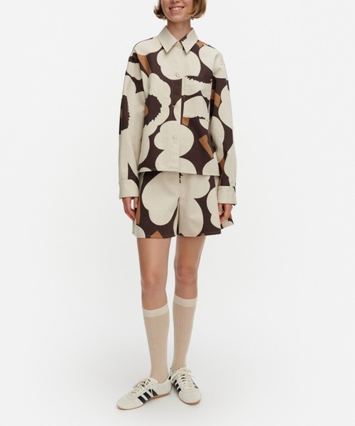 マリメッコ　ブラウス marimekko（マリメッコ） ブラウス シャツ Pilkkoa Unikko / Overshirt