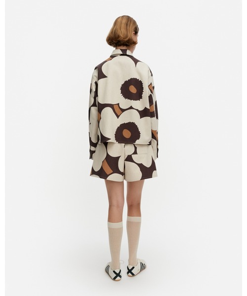 marimekko（マリメッコ） ブラウス シャツ Pilkkoa Unikko / Overshirt