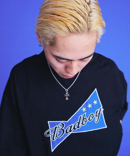 「BAD BOY」 半袖Tシャツ L グリーン メンズ_画像5