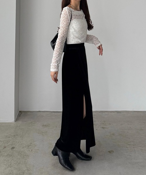 「callautia」 タイトスカート MEDIUM ブラウン レディース_画像6