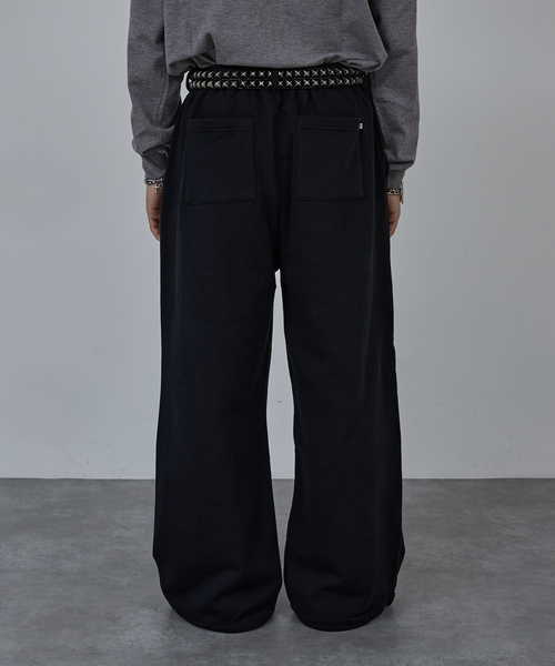 「AH ABAHOUSE」 スウェットパンツ 48 ブラック メンズ_画像4