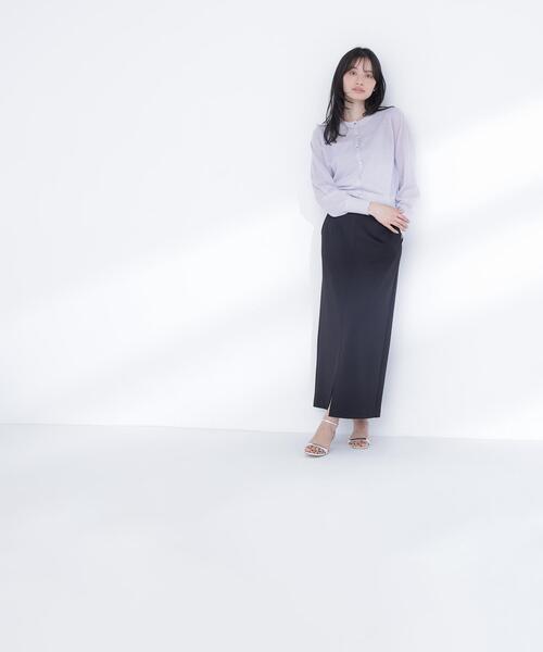 カーディガン 「Oggi.jp掲載」ラメシアーベーシックカーディガン レディースの画像