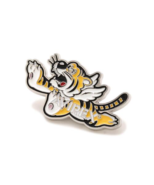 ☆セーフティーライダーコンテスト 達成賞 ピンバッジ 警視庁 ウイングマーク ☆ AVIREX（アヴィレックス） バッジ FLYING TIGERS PIN BADGE