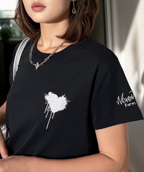 Candlestick tシャツ 半袖 プチプラ 刺繍ワンポイント アソート