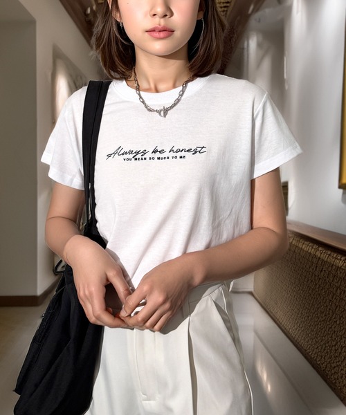 Candlestick tシャツ 半袖 プチプラ 刺繍ワンポイント アソート