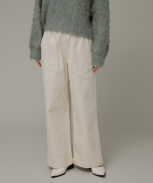 「URBAN RESEARCH Sonny Label」 イージーパンツ 38 ブラック レディース_画像3