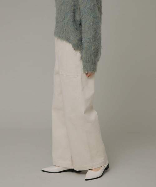 「URBAN RESEARCH Sonny Label」 イージーパンツ 38 ブラック レディース_画像4
