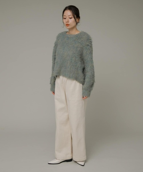 「URBAN RESEARCH Sonny Label」 イージーパンツ 38 ブラック レディース_画像8