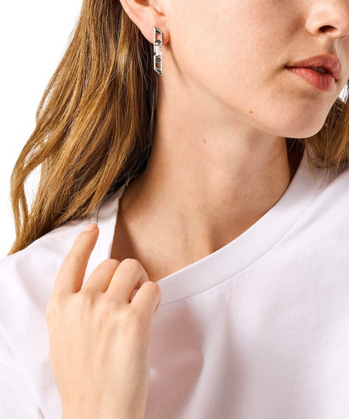 DIESEL ピアス シルバー SV925 DI1348040 付属品完備 DIESEL（ディーゼル） ピアス アクセサリー メンズ ピアス シルバー