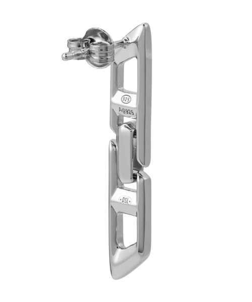DIESEL ピアス シルバー SV925 DI1348040 付属品完備 DIESEL（ディーゼル） ピアス アクセサリー メンズ ピアス シルバー