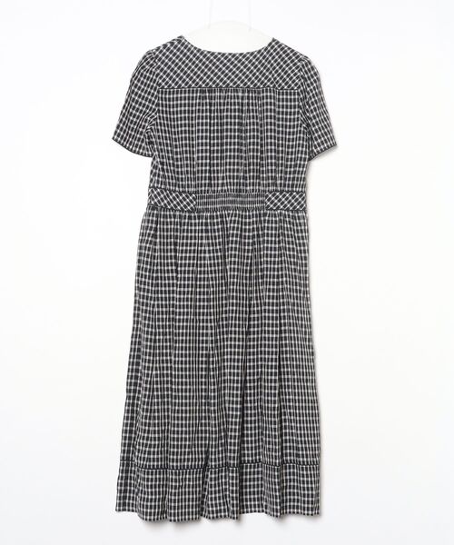 TO BE CHIC 半袖 ワンピース ブラック 42 TO BE CHIC（トゥー ビー シック） 半袖ワンピース 42 ブラック