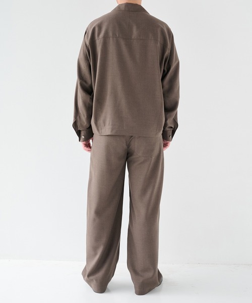 ブルゾン アウター 「STUDIOUS」Woolycupra WorkJacket メンズの画像