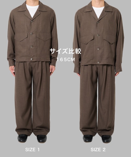 ブルゾン アウター 「STUDIOUS」Woolycupra WorkJacket メンズの画像