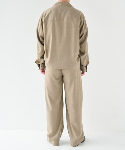 ブルゾン アウター 「STUDIOUS」Woolycupra WorkJacket メンズの画像