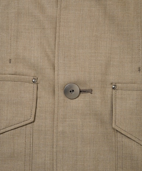 ブルゾン アウター 「STUDIOUS」Woolycupra WorkJacket メンズの画像