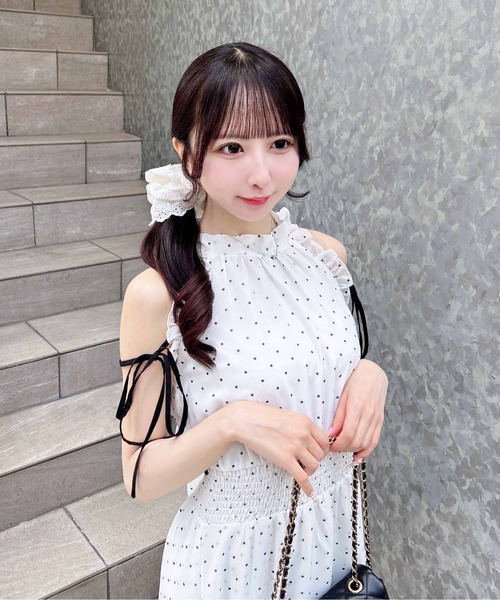 INGNI（イング） ワンピース 2Wayリボンアメスリロングワンピース