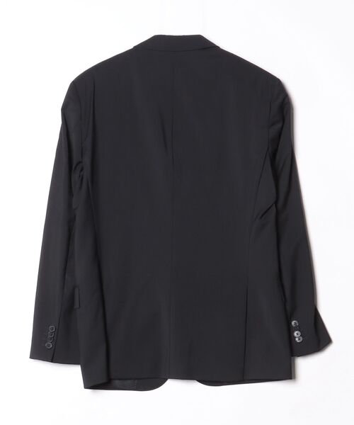「HUGO BOSS」 テーラードジャケット 48 ブラック メンズ_画像2